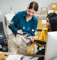 Cherrywork_two-young-asian-woman-work-back-office-checking