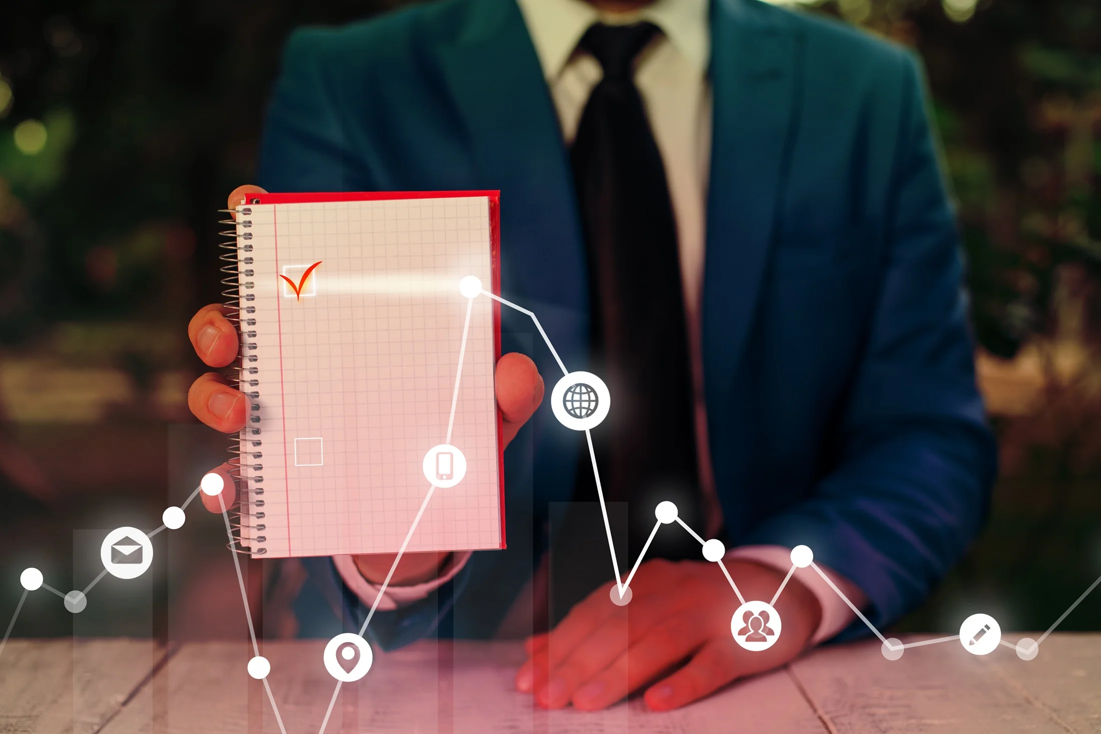 Cherrywork_midsection_man_holding_paper_while