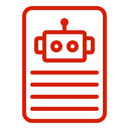 AI rule automation and validation icon